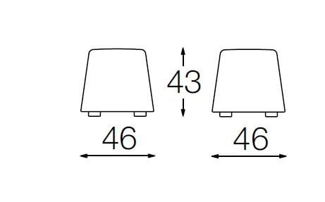 Ткань пуф Diemme Circuit ARCH-00027553 - Вид №5