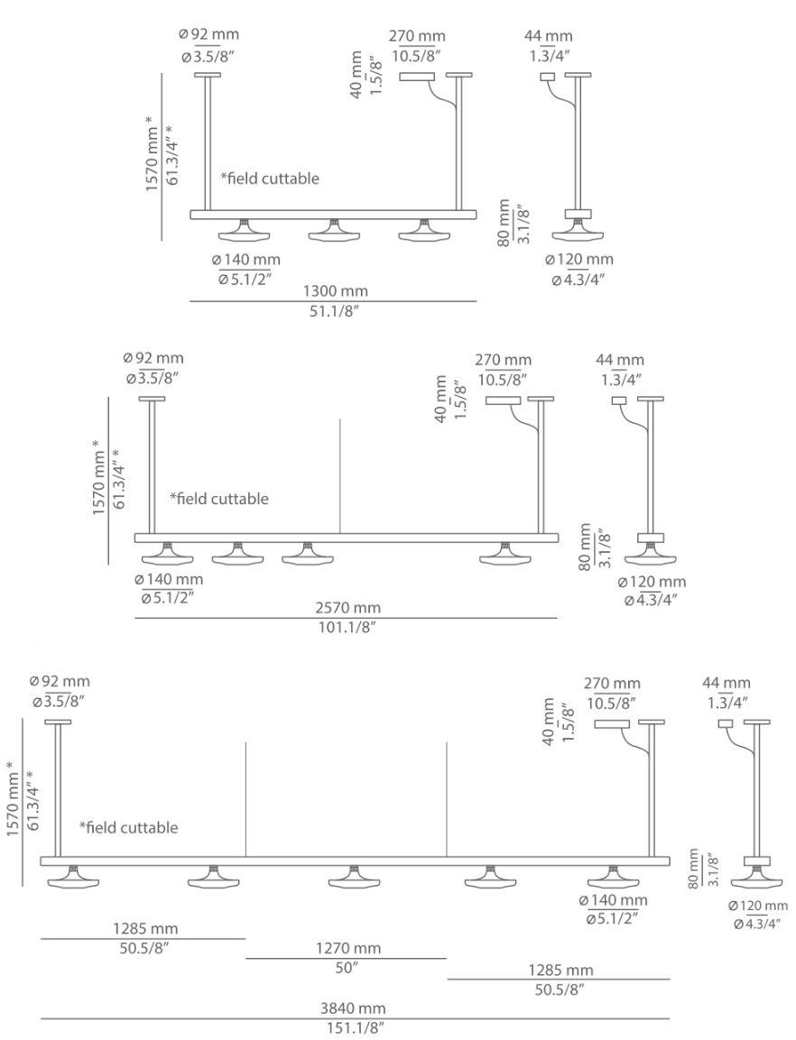 Estiluz Металлический светодиодный подвесной светильник Button sun-id-1489926 - Вид №20