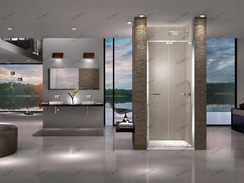 Duka Душевая ниша с откидной дверцей Quadra – con profili verticali e orizzontali sun-id-1364989