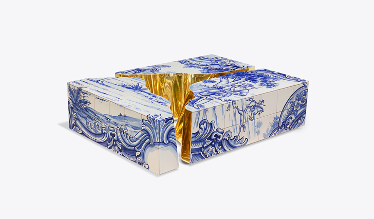 0-053 Центральный стол из плитки Lapiaz Boca Do Lobo  - Вид №18