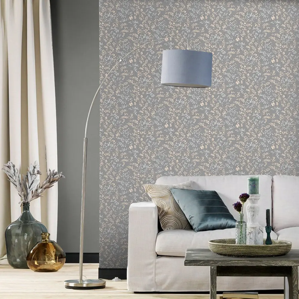 Обои флизелиновые Erismann Anika серые 1.06 м 60290-07 STLM-2173795 - Вид №3