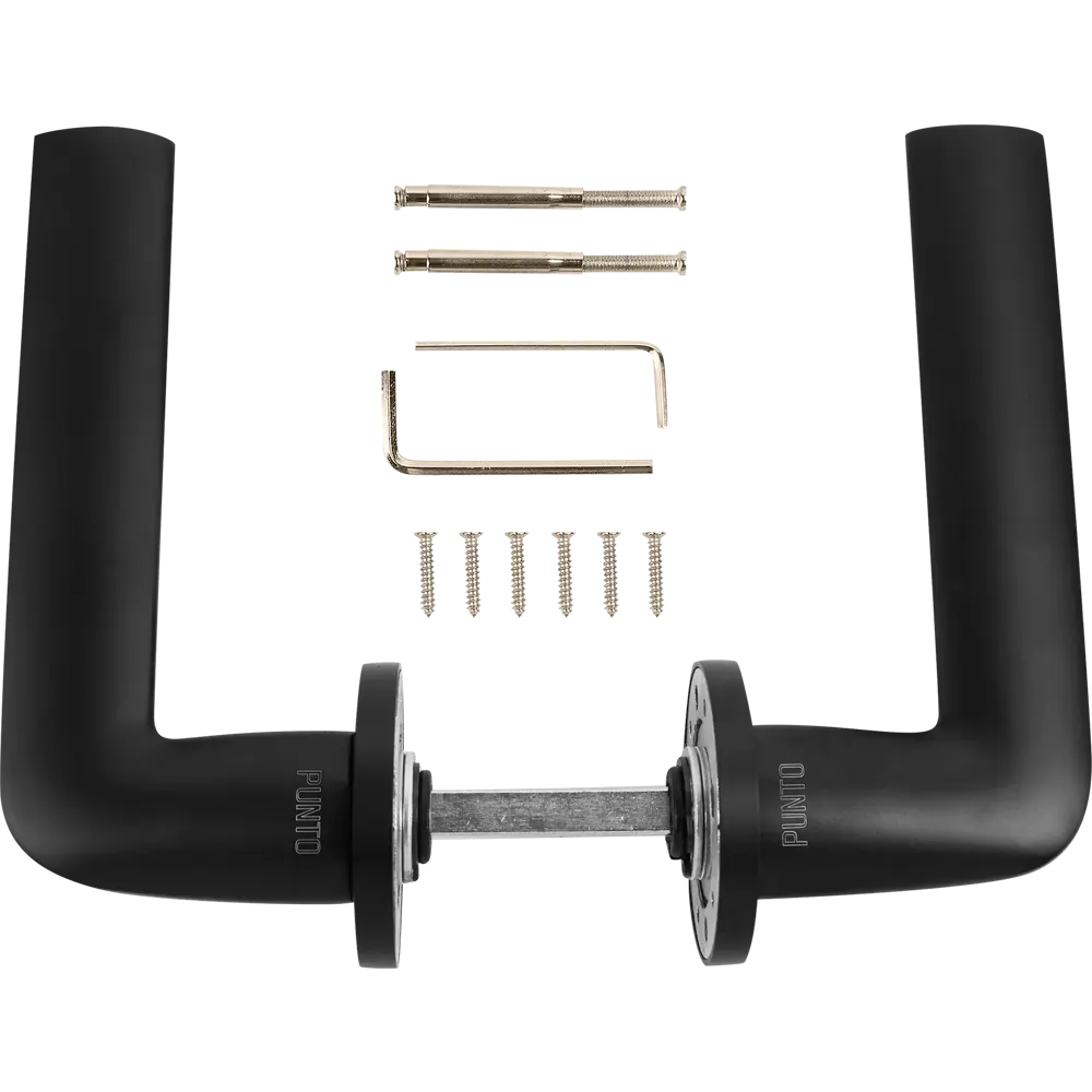 Дверные ручки PUNTO Aspect для межкомнатных дверей - элегантный черный 85203598 STLM-0059873 - Вид №1