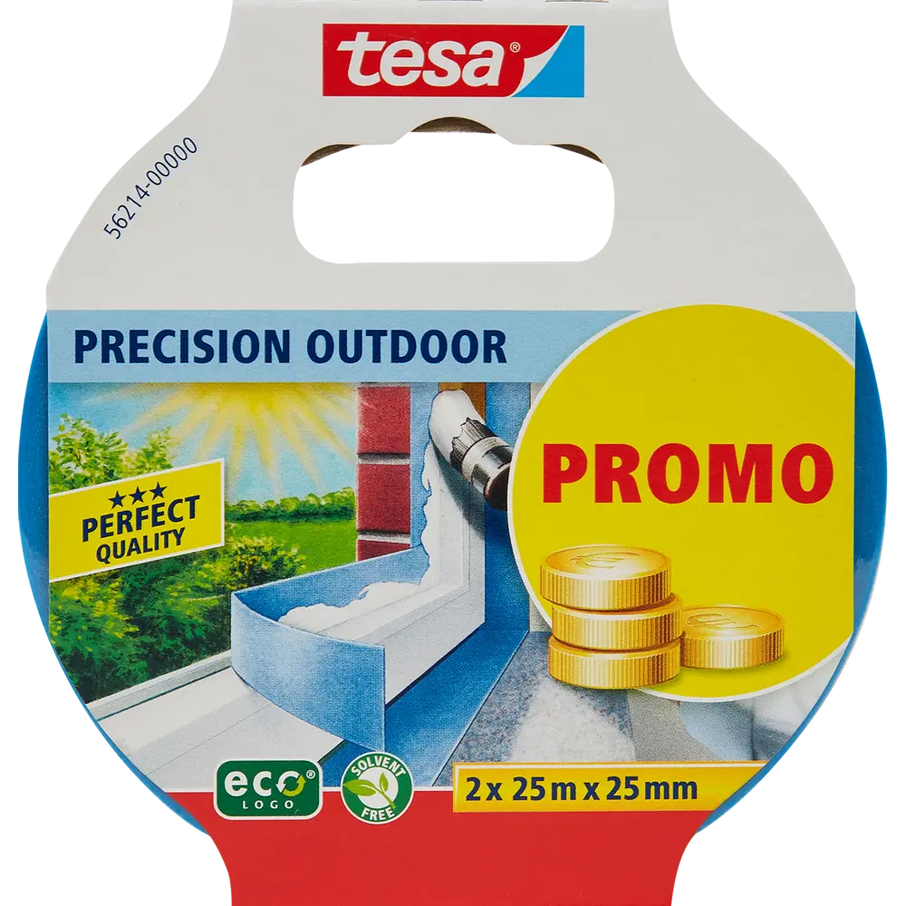 Малярная лента для четкого края Tesa 25 мм 25 м цвет синий 2 шт. 88159261 STLM-2051354  - Вид №1
