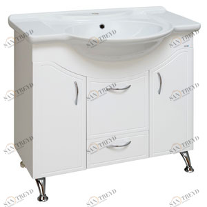 Тумба Севилья 75 с умывальником Дрея 75 RUNO 2313160