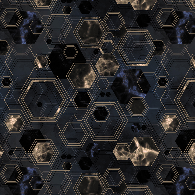 Стеновые панели - Гексагон планет