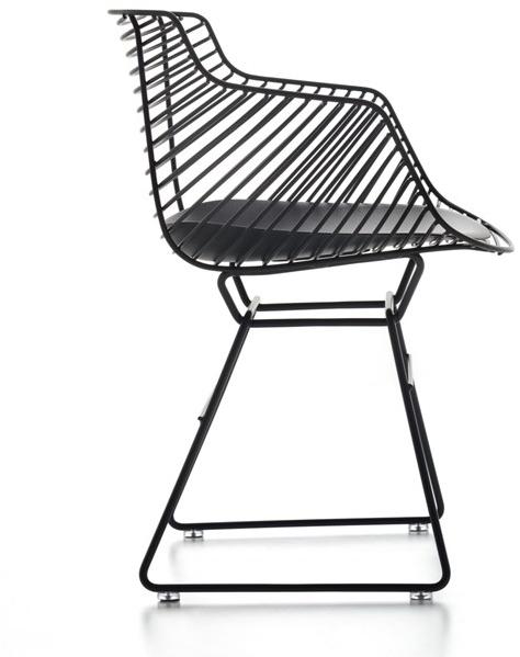 MDF Italia Стул из стали с подлокотниками Flow sun-id-1374587 - Вид №1