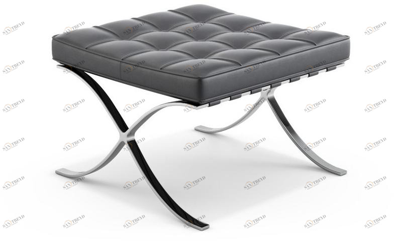 KNOLL Подставка для ног из кожи Barcelona® sun-id-1437751