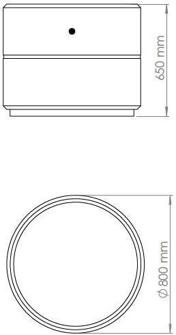 ENCHO ENCHEV - ETE Круглые кашпо для общественных мест sun-id-1409292 - Вид №3