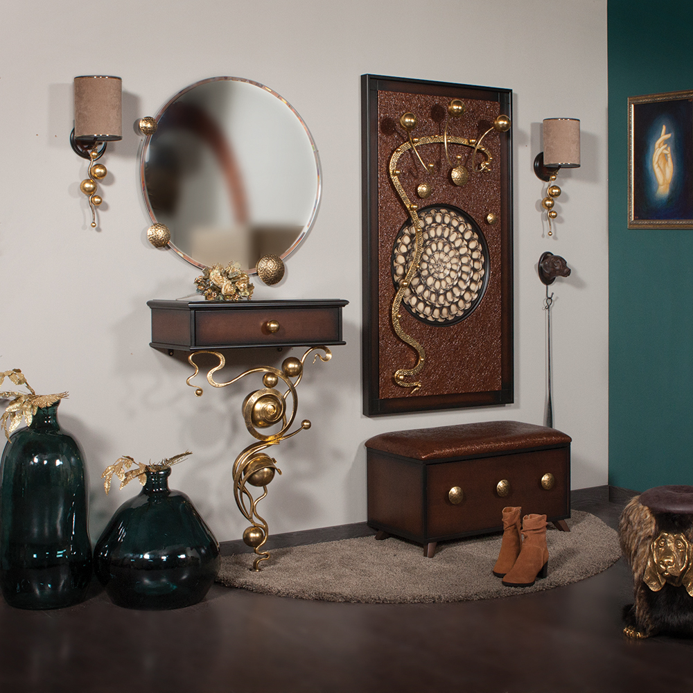 79022 Зеркало Heri Амбер BOGACHO 4627155816513 - Вид №2