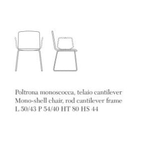 Мягкий стул для салазок для залов ожидания Quinti Sedute Rudy ARCH-00055690 - Вид №4