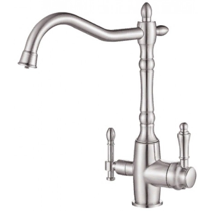 Steel Hammer SH 812 Satin Смеситель для кухни Zorg 325  - Вид №1