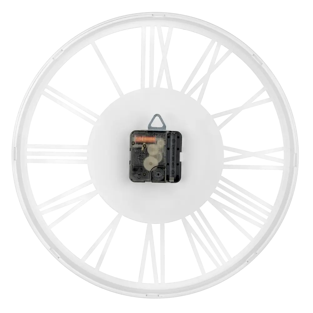 Часы настенные Troykatime Силуэт круглые пластик цвет белый ДПГшумные ø30 см Нео-классика STLM-2023564 - Вид №1