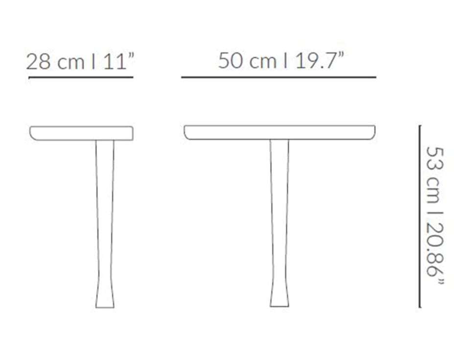Деревянная тумбочка NOMON Moments ARCH-00002038 - Вид №2