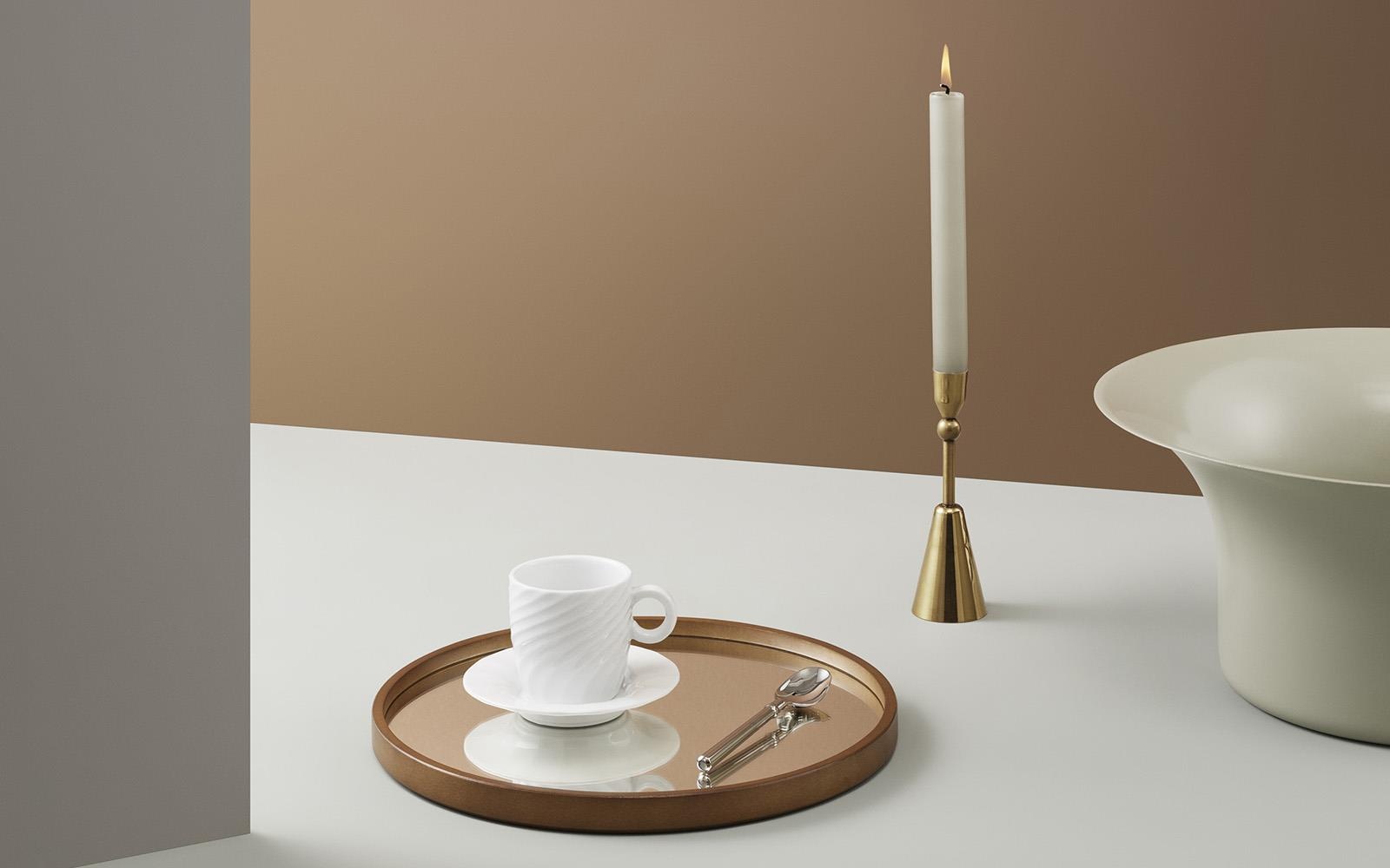 5000000 Подсвечник Pirouette 1 Brass Normann Copenhagen  - Вид №1