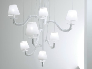 Керамическая люстра