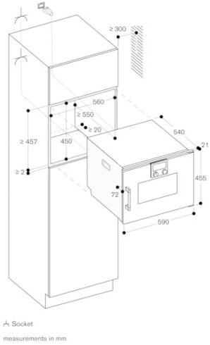 Gaggenau Комби-печь Serie 200 Bsp251101  - Вид №2