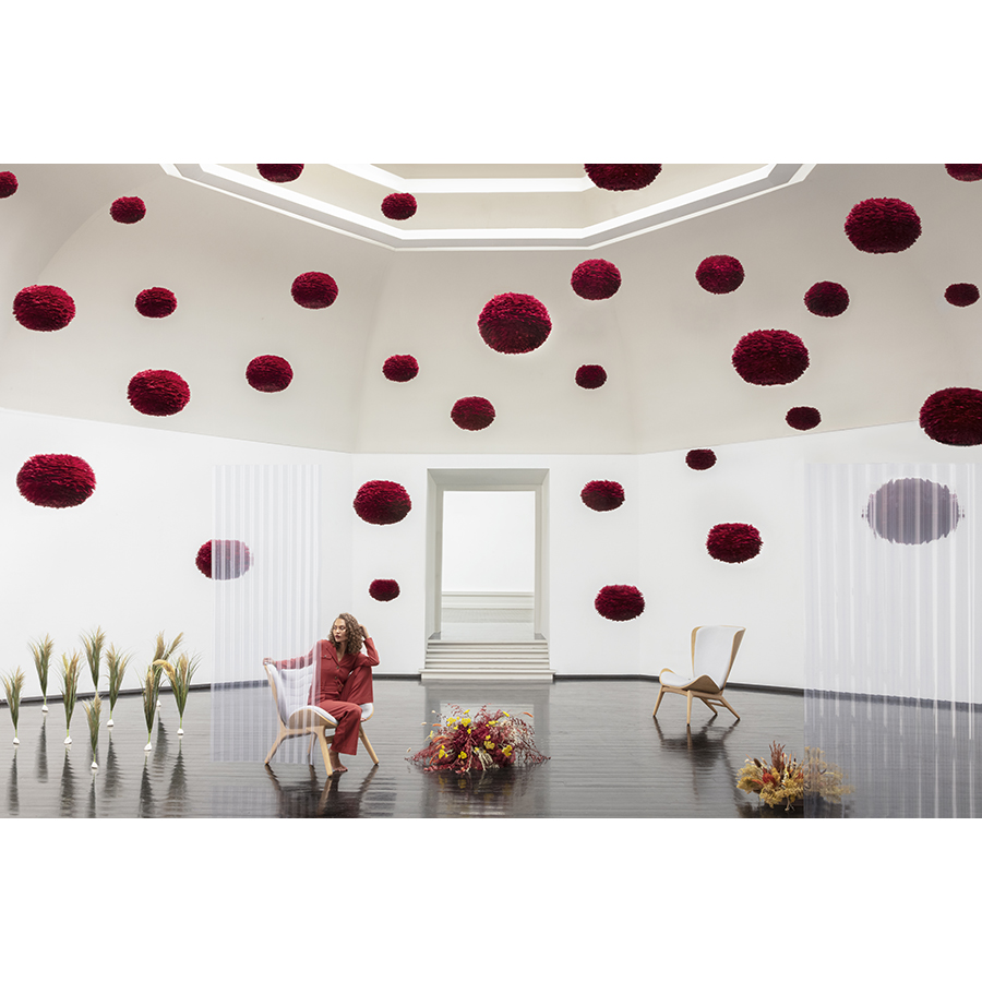 2023 Плафон , eos large, D65 см, красный UMAGE  - Вид №4