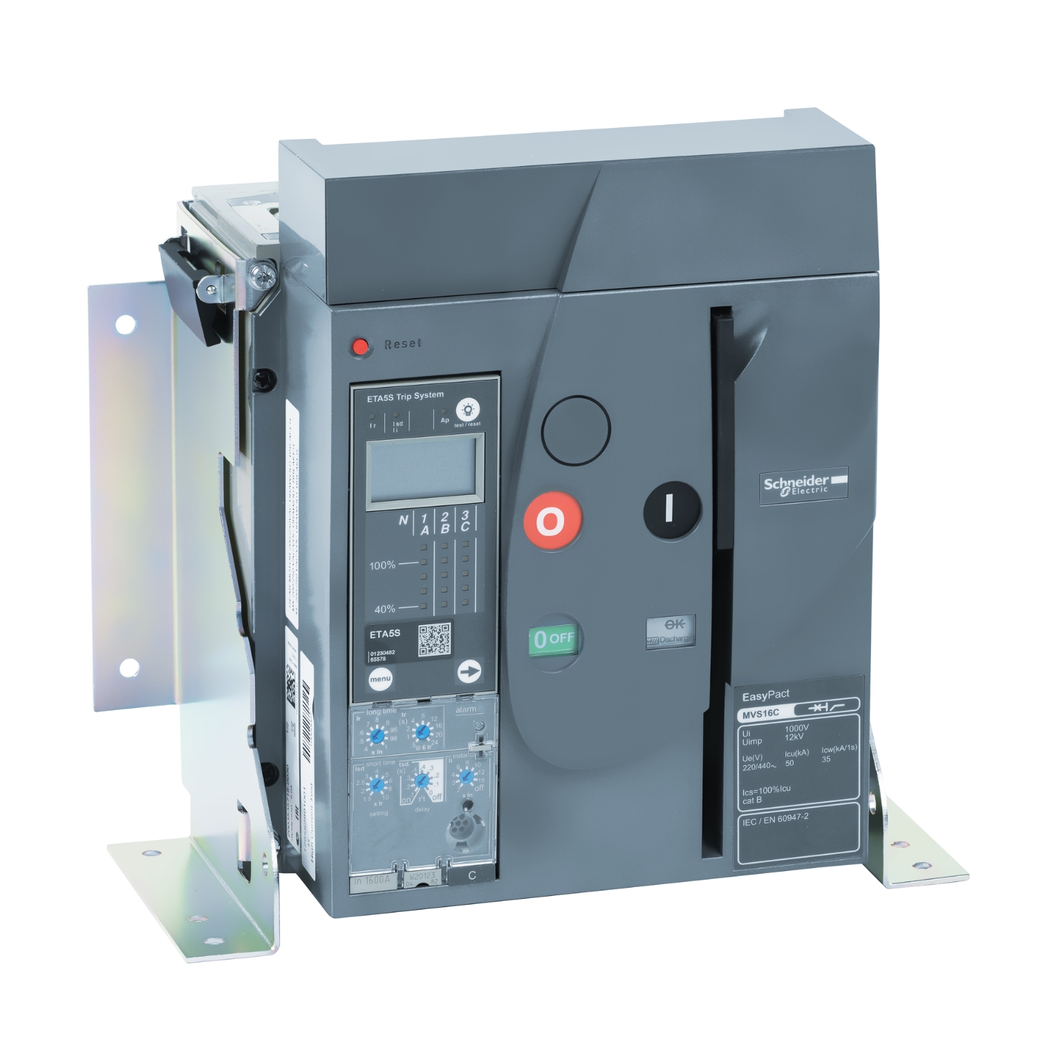 MVS06C3NF2L АВ MVS1 630A 50KA 3P ЭЛ.УПР.СТАЦ. ET2I Schneider Electric EasyPact 
