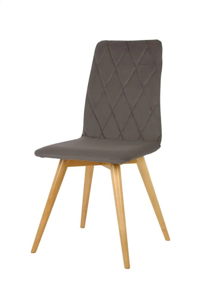 91729666 Комплект обеденных стульев 2 шт Polini Home rio sd 45х89х39 см велюр цвет серый STLM-0861325