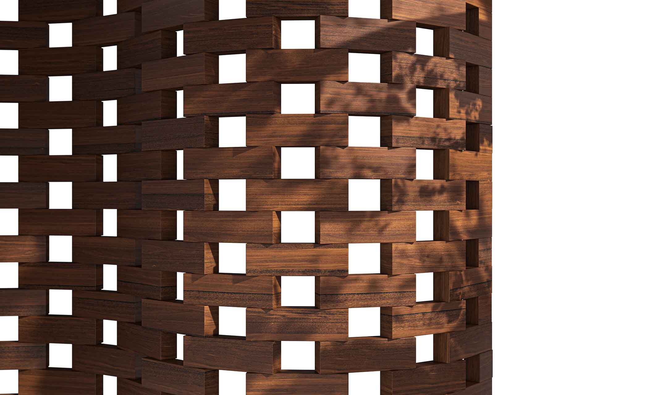 Ширма из красного дерева Exteta Zen Line ARCH-00070910 - Вид №3