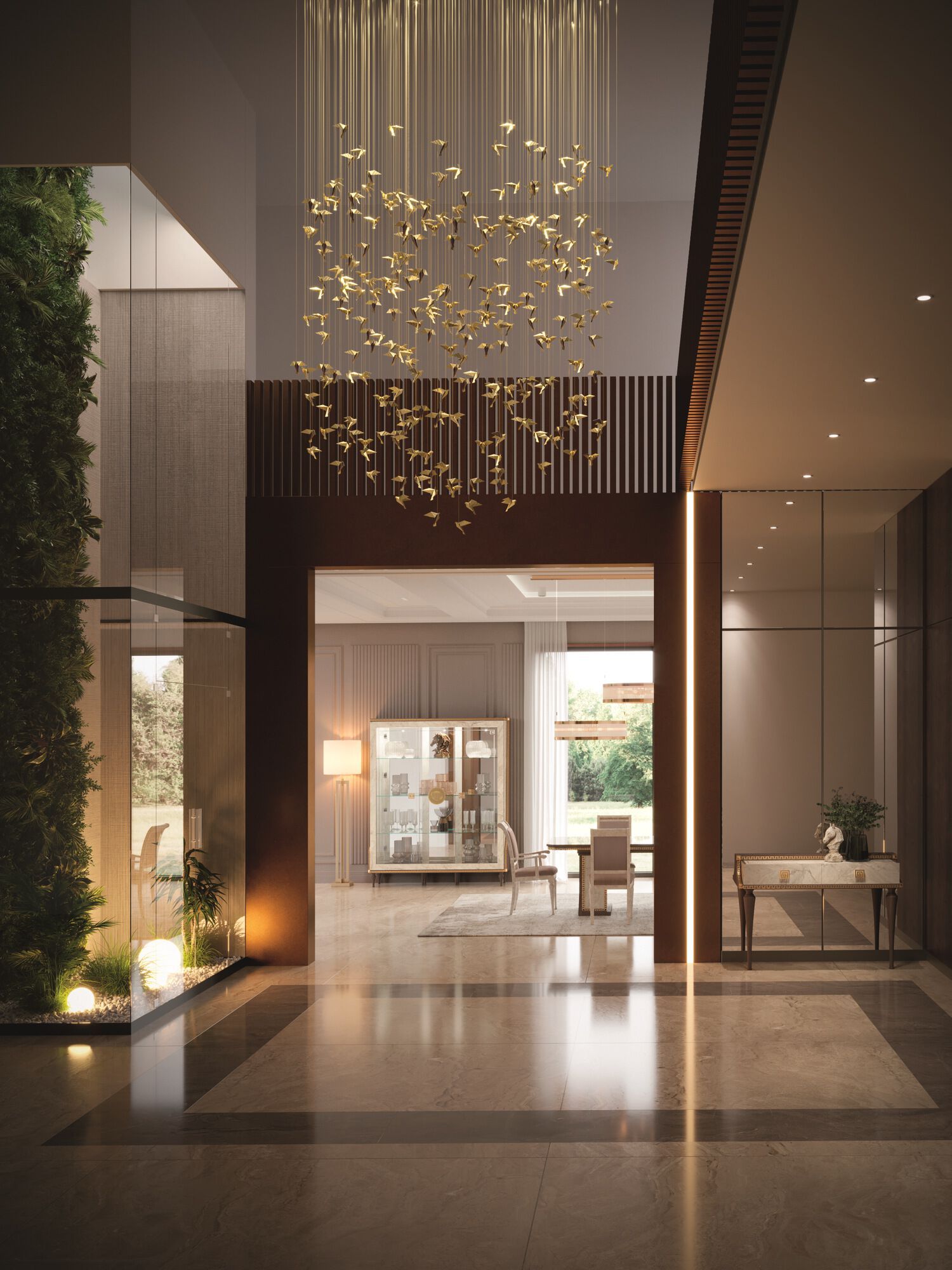 Прямоугольная консоль с ящиками Arredoclassic Romantica ARCH-00012544 - Вид №1