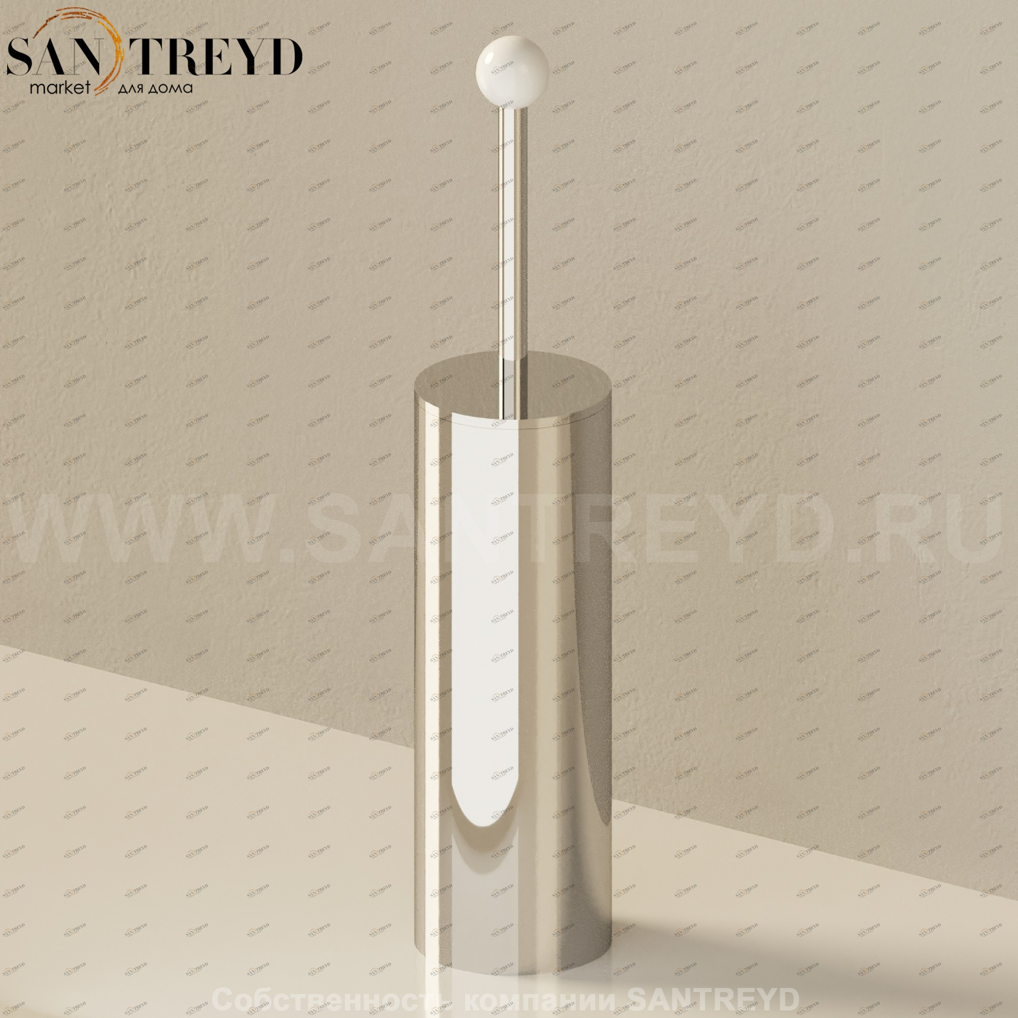 Flaminia EVERGREEN Туалетный ёрш хромированный EGPF.CR Ceramica Flaminia EGPFCR