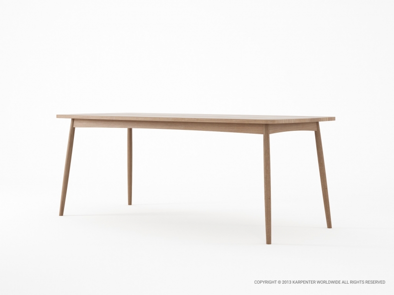 552_1117 Стол обеденный прямоугольный 200х90 Karpenter Twist - Вид №1