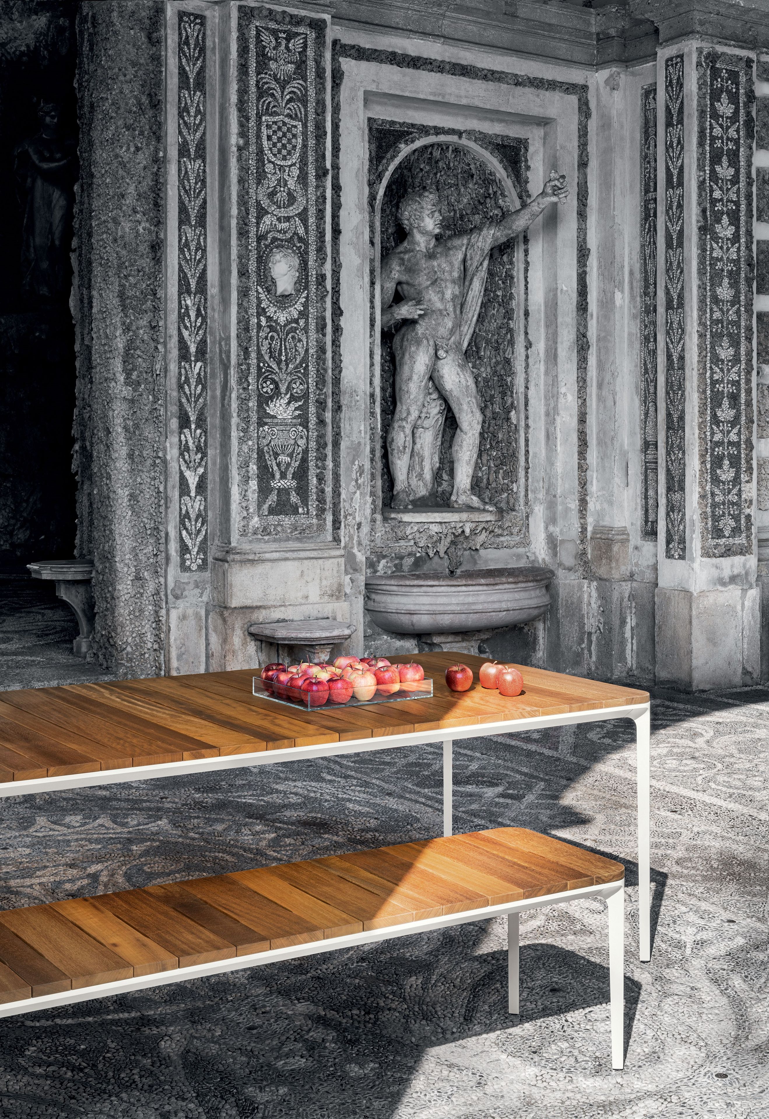 Прямоугольный садовый стол из тикового дерева Sovet Italia ARCH-00085162 - Вид №7