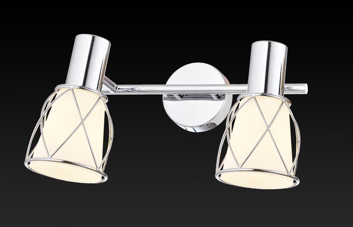 Спот настенный на 2 лампы белый Stella TL3780Y-02CB TOPLIGHT STELLA 00-3926407 Белый;хром - Вид №2