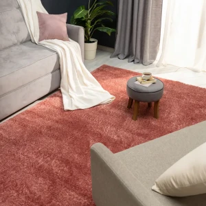Ковер полиэстер Ribera 200x300 см цвет темно-розовый 82388121 STLM-2018555
