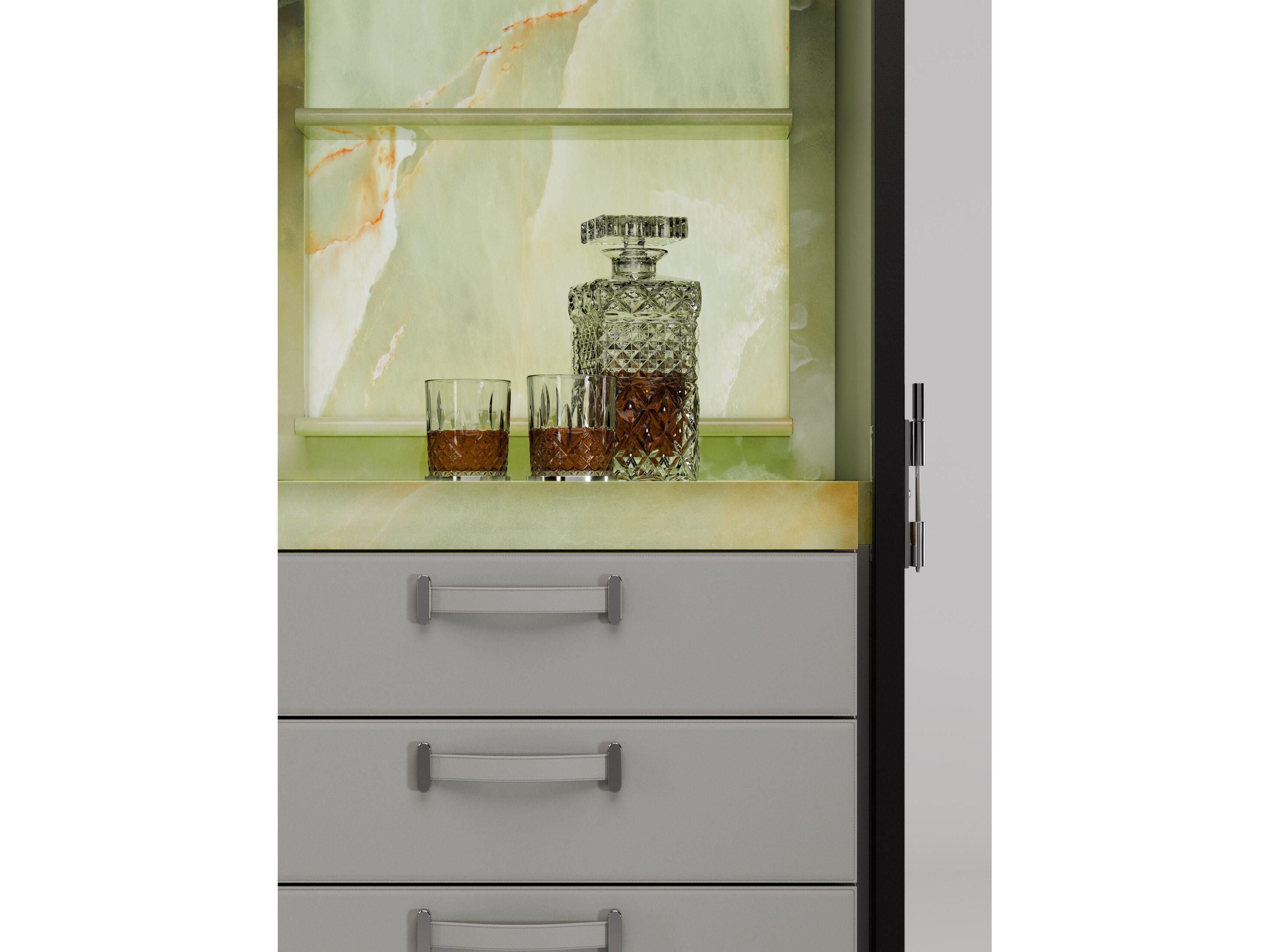 Барный шкаф со встроенным освещением Lorenzo Tondelli VIRGIL ARCH-00145398 - Вид №4