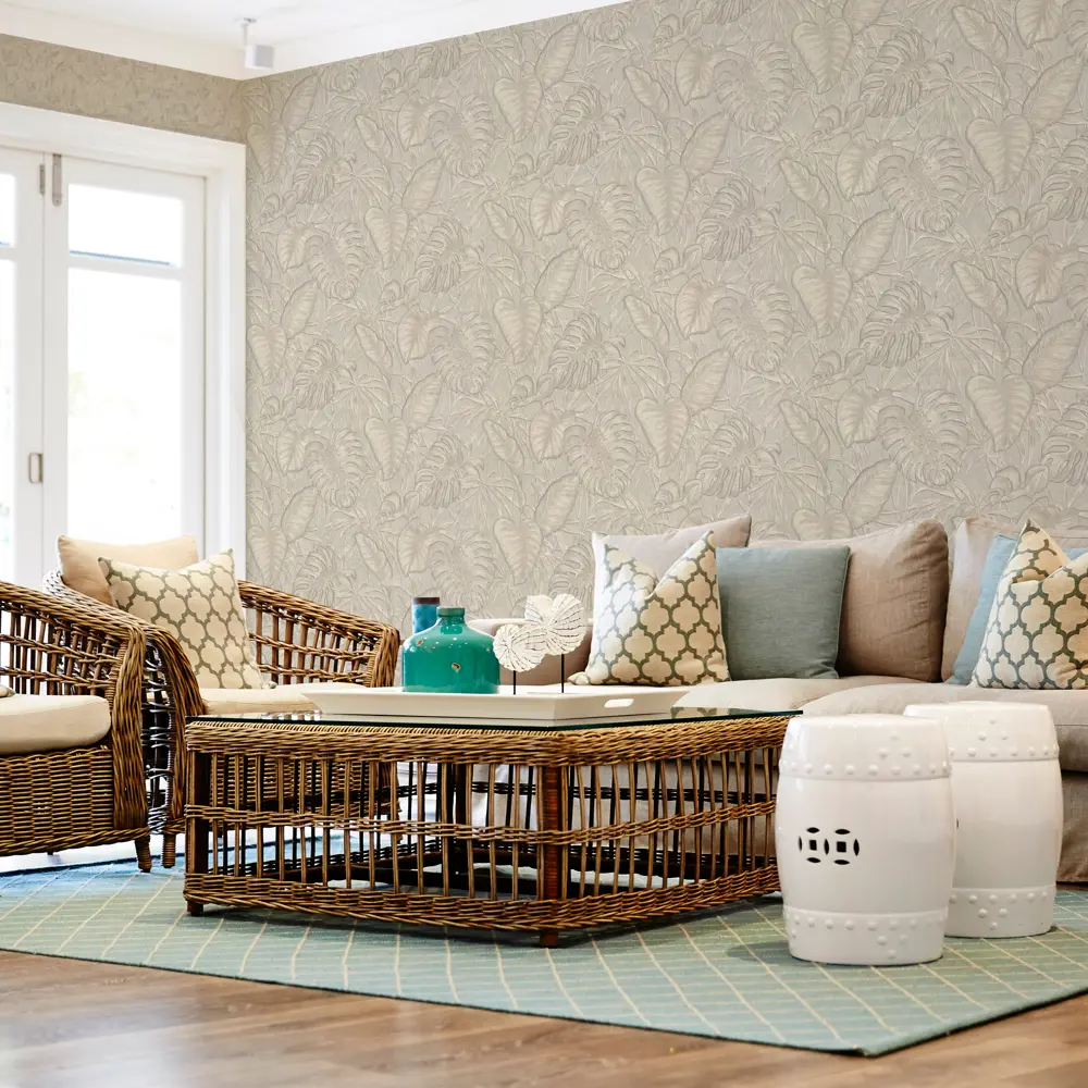 Обои флизелиновые Аспект Ру Амазония бежевые 1.06 м 70290-22 STLM-2116892 - Вид №3