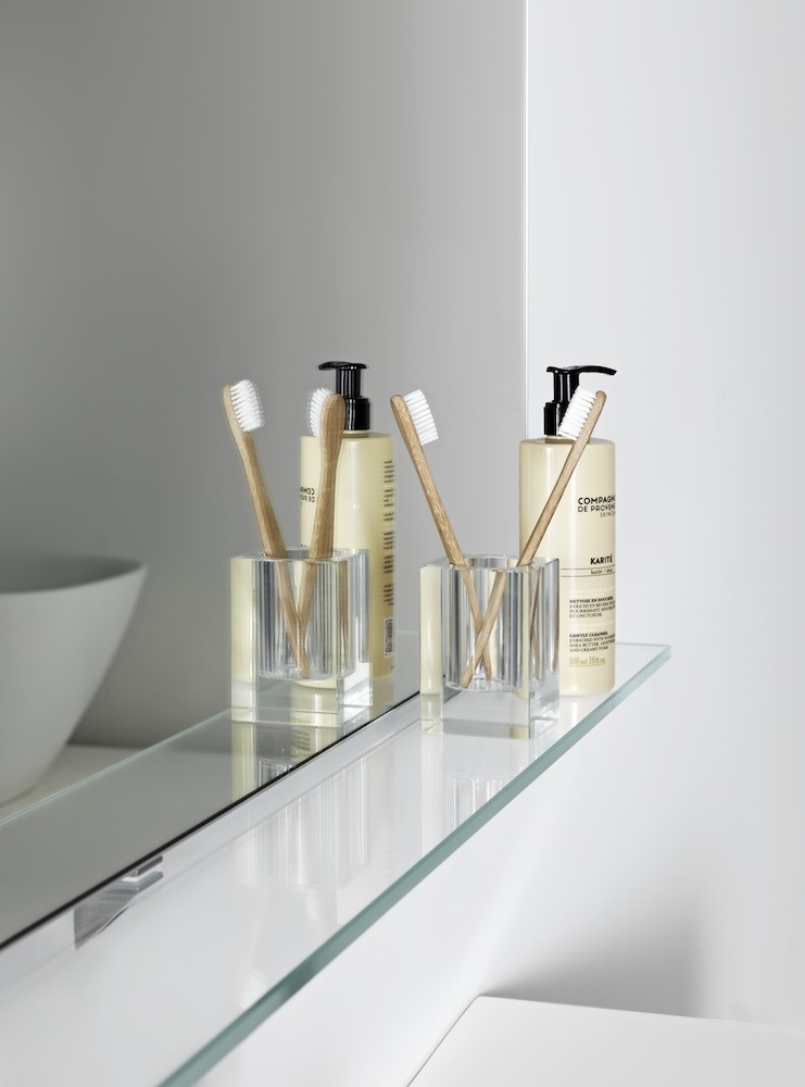 H4475829004501 Стеклянная полка с 2 настенными креплениями LAUFEN PRO - Вид №1