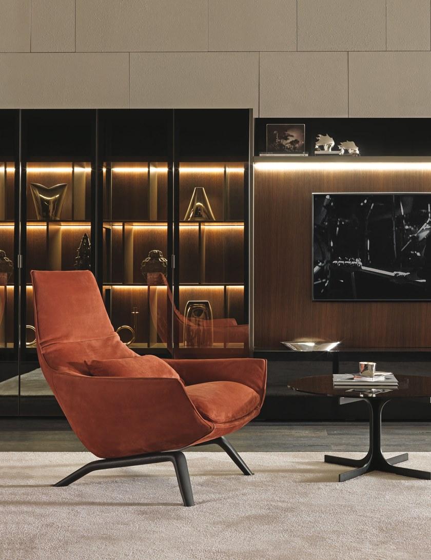 MisuraEmme Мягкое бархатное кресло с подлокотниками Atelier sun-id-1502205 - Вид №13