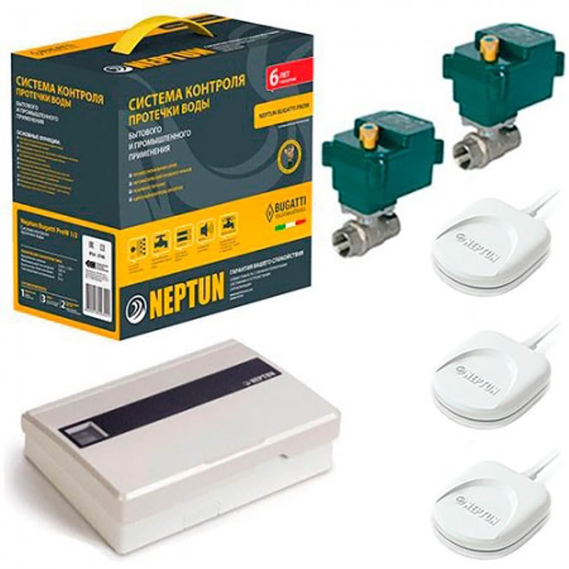 Система контроля протечек Neptun Bugatti ССТ 1/2" ProW+ 43054104000007 - Вид №2