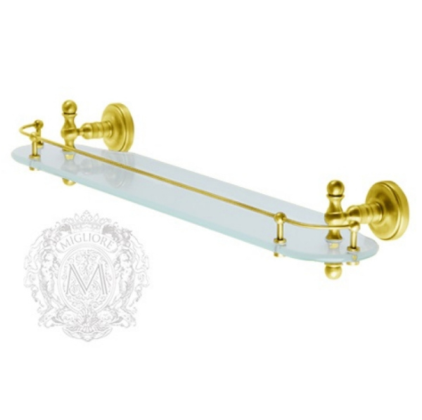 Полка MIGLIORE Mirella ML.MRL-M050.CRDO, хром/золото  - Вид №1