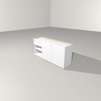 Деревянный офисный шкаф с распашными дверями PROF Block 2.0 ARCH-00096353 - Вид №17