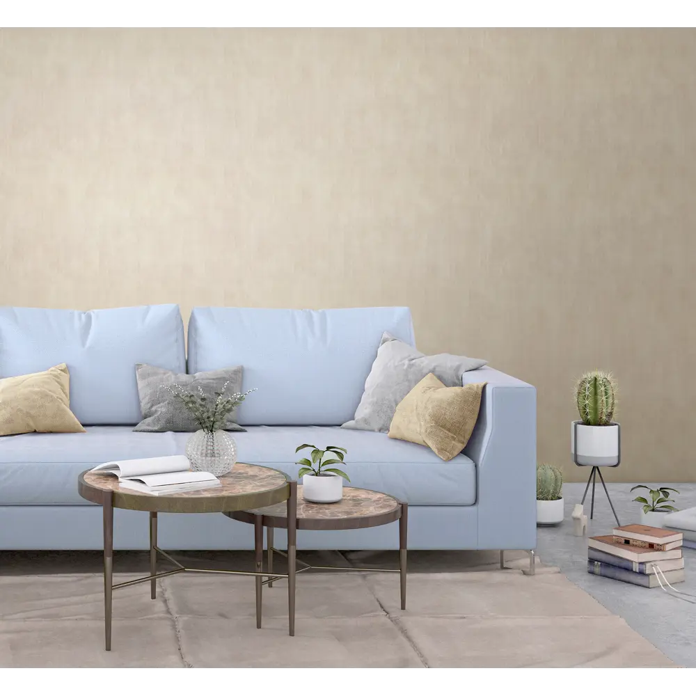 OVK DESIGN Рандеву - Флизелиновые обои бежевые с виниловым покрытием 87738016 STLM-0075456 - Вид №2