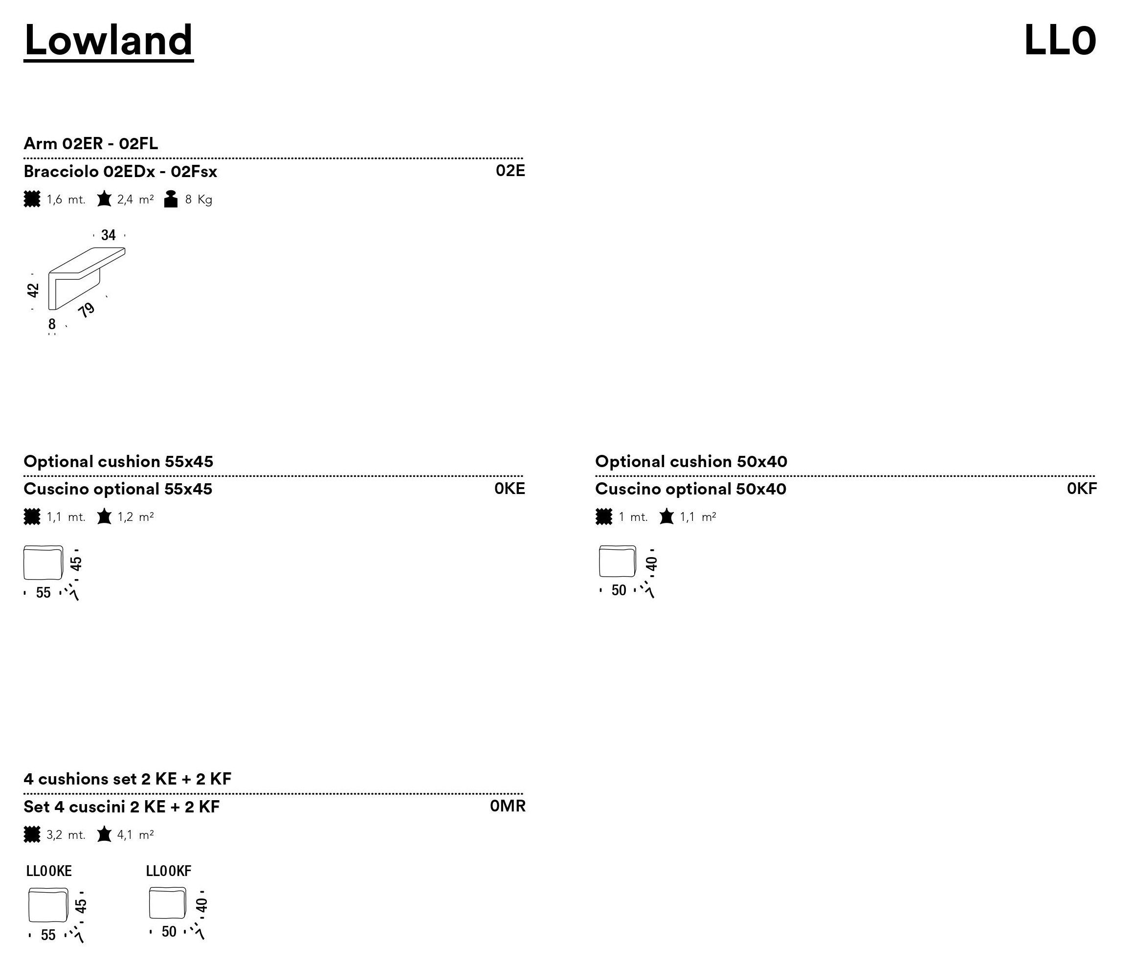 Съемный диван из ткани MOROSO Lowland ARCH-00136755 - Вид №7