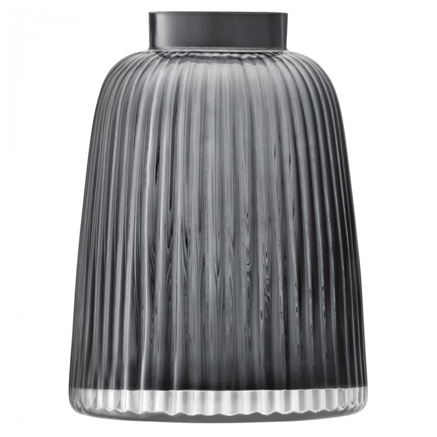 G1399-26-847 Ваза pleat 26 см серая LSA International 