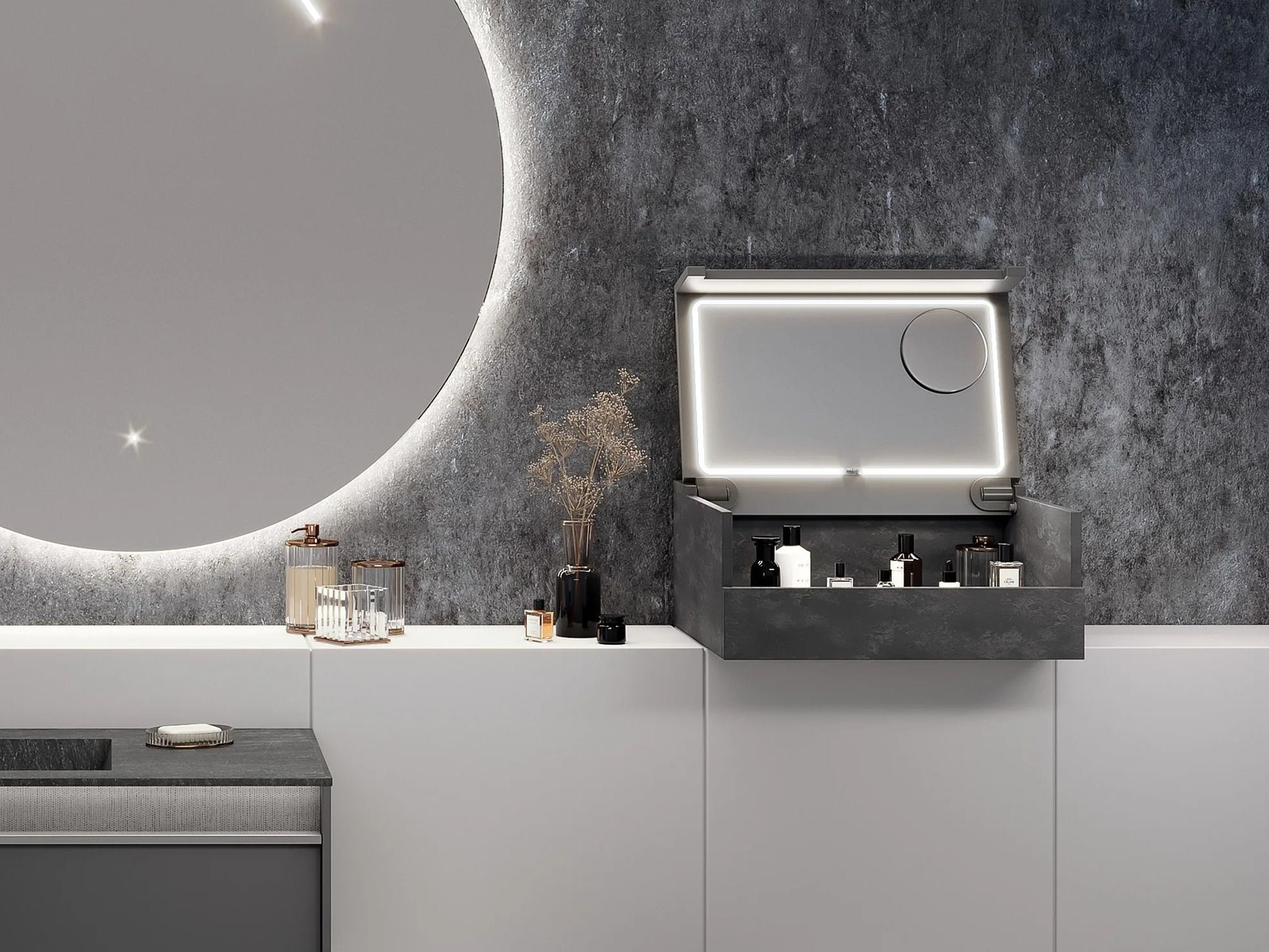 Подвесной шкаф для ванной комнаты Mobilcrab тщеславие ARCH-00152370 - Вид №1