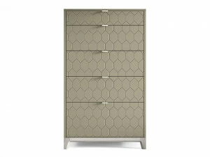 Комод высокий оливковый "Гравировка 2" Case THE IDEA ДИЗАЙНЕРСКИЕ 209974 Зеленый