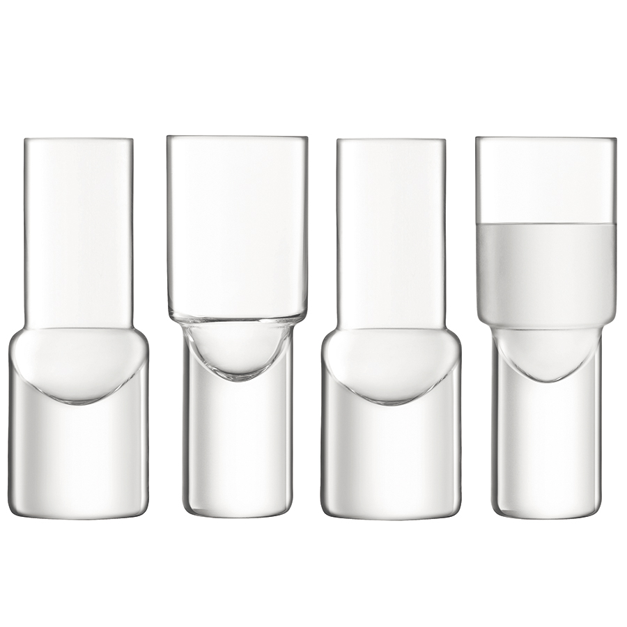 G1639-00-301 Набор сервировочный из 4 стопок и менажницы vodka LSA International  - Вид №4