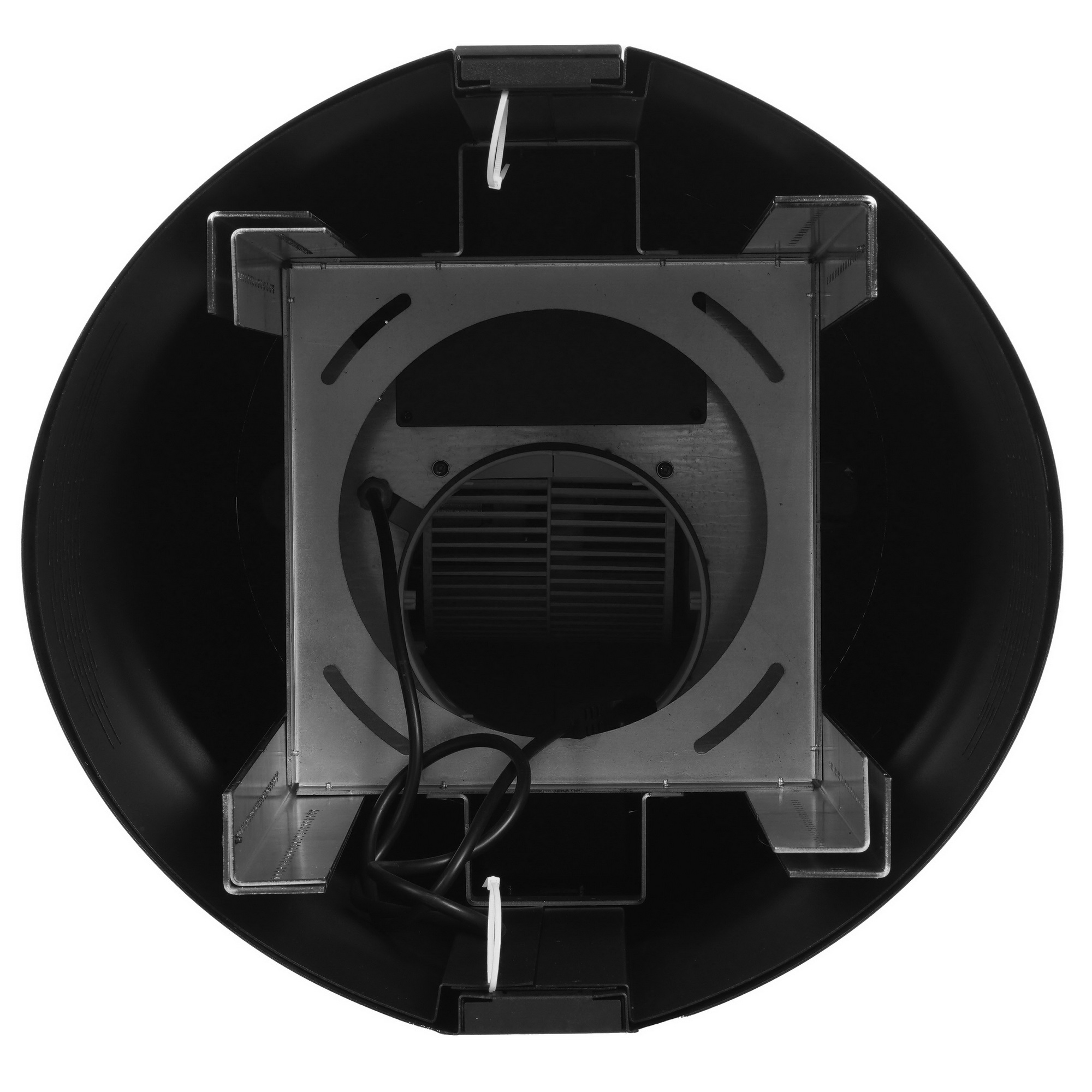 9270631 Вытяжка островная Meferi TUBE40BK ISLA COMFORT PLUS черный/черный STDN-0039696 - Вид №7