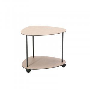 983473 Hippo sand журнальный столик двухъярусный 38х38х44см;LIND DNA