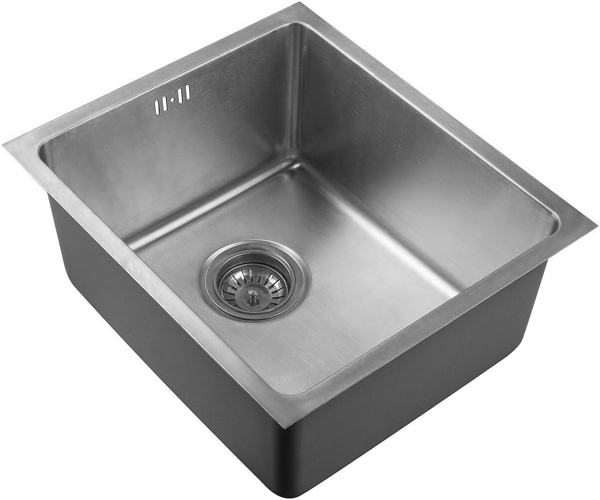 Мойка кухоная ZorG Inox ZR 4438 из нержавеющей стали, сталь Inox SZR