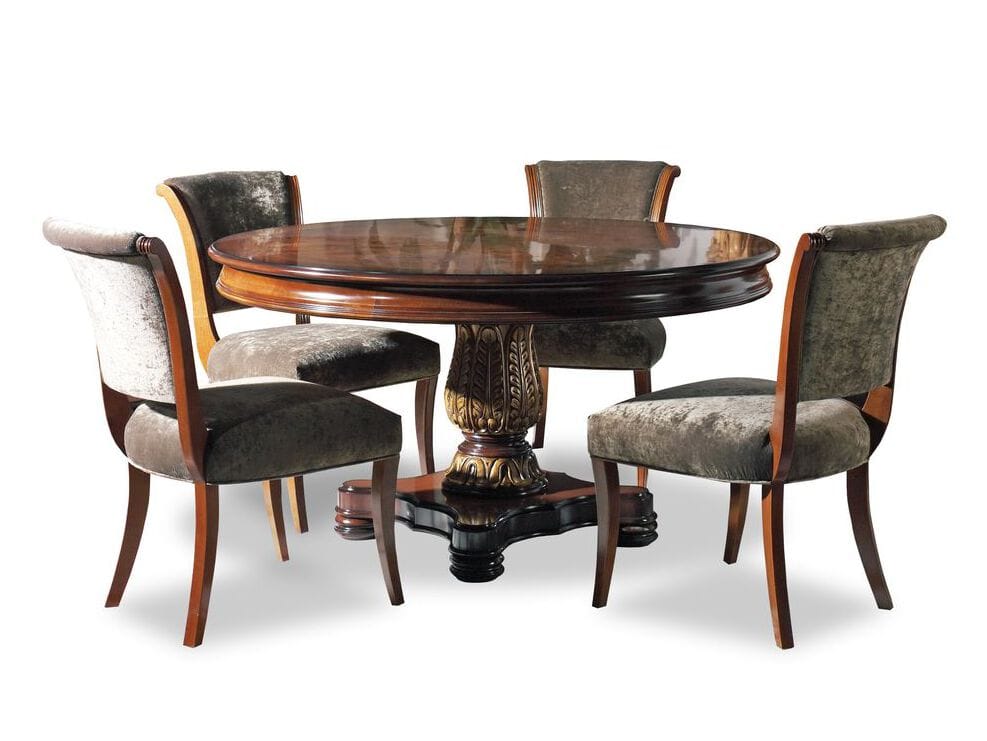 Круглый деревянный стол с центральным основанием Hurtado Traditional ARCH-00148494