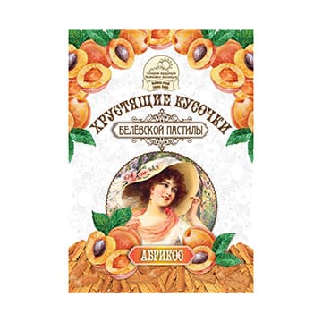 Хрустящие кусочки белевской пастилы абрикос 50 г Santreyd 31986 - Вид №1