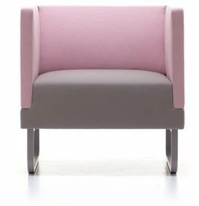 Ferrante Кресло с обивкой из ткани с подлокотниками Silence