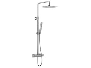 Термостатическая настенная душевая колонна с ручным душем